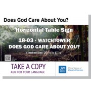 HPWP-18.3 - 2018 Edition 3 - Watchtower - "Does God Care About You?" - Table